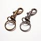 Alloy Keychain Clasp Findings(KEYC-M018-01)-1