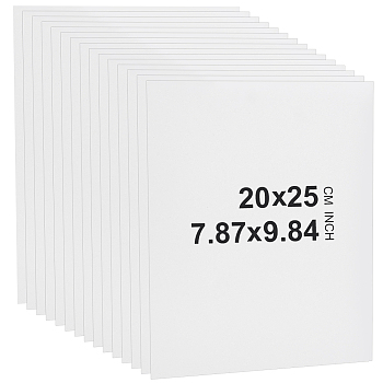 Paper Picture Photo Mat, Rectangle, White, 200x250x1mm