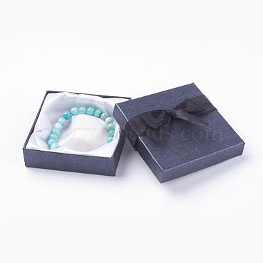 Bracelets extensibles avec perles en amazonite naturelle(BJEW-JB03362)-3
