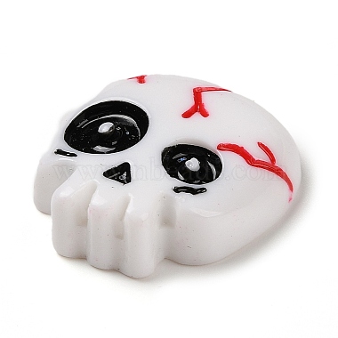 Skull Halloween Opaque Resin Decoden Cabochons(RESI-R446-01D)-2