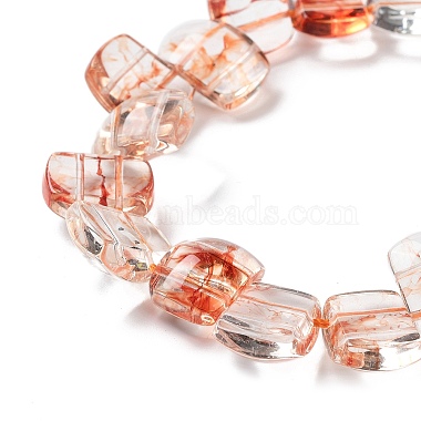 Brins de perles d'imitation de pierres précieuses en verre transparent(GLAA-G105-01B)-4
