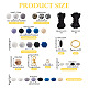 DIY Beaded Keychain Bracelet Making Kit(DIY-TA0004-23)-3