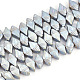 Electroplate Non-magnetic Synthetic Hematite Beads Strands(G-T061-163)-2