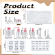 Plastic Empty Refillable Spray Bottle Set(AJEW-LP0001-53A)-2