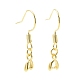 Rack Plating Brass Earring Hooks(KK-F839-025A-G)-1