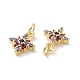 Brass Micro Pave Colorful Cubic Zirconia Charms(KK-E068-VF170)-3