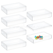 Rectangle Transparent Acrylic Storage Boxes, Gift Case, Clear, 7x11x2.5cm(CON-WH0092-50)