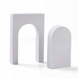 EVA Foam Photography Props Set, 3D Geometric Shooting Backgrounds, Jewelry Display Base, Arch & Door, White, Finished Product: 150x100x24mm(DJEW-D008-06)