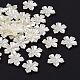 5-Petal Flower ABS Plastic Imitation Pearl Bead Caps(X-OACR-R016-21)-1