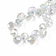 Electroplate Transparent Glass Beads Strands(X-EGLA-N006-032-A01)-4