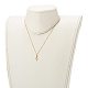 Brass Micro Pave Clear Cubic Zirconia Pendant Necklaces(NJEW-JN03490)-5