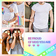 20Pcs 8 Style Rainbow Color Pride Silicone Heart Cord Bracelets Set for Men Women(BJEW-TA0001-06)-7
