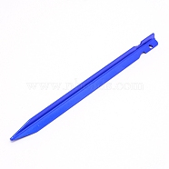 Aluminum Alloy Tent Stakes, Heavy Duty Ground Pegs, Lightweight Outdoor Tent Camping Spikes, Blue, 180x11x13mm, Hole: 4mm(FIND-WH0064-49D)