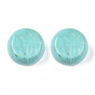 Acrylic Beads, Imitation Gemstone Style, Column, Turquoise, 33x23mm, Hole: 4.5mm, about 26pcs/500g(OACR-N131-006-04)