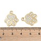 Alloy Rhinestone Pendants(FIND-M018-21G)-3