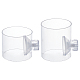 SUPERFINDINGS 2Pcs 2 Styles Transparent Acrylic Aquarium Shrimp Food Feeder Tube(AJEW-FH0001-40)-1