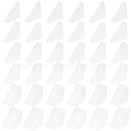 36pcs 6 Styles PP Triangle Corner Protector, Guards Cover Cushion, for Ceramic, Glass, Metal Sheet Transportation Protection, WhiteSmoke, 48~50x48~50x14~39mm, 6pcs/style(FIND-BC0004-98A)