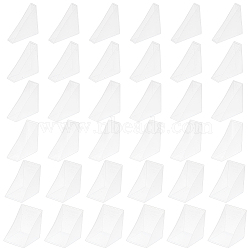 36pcs 6 Styles PP Triangle Corner Protector, Guards Cover Cushion, for Ceramic, Glass, Metal Sheet Transportation Protection, WhiteSmoke, 48~50x48~50x14~39mm, 6pcs/style(FIND-BC0004-98A)