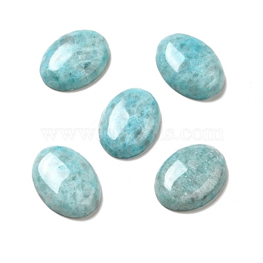 Dark Turquoise Oval Calcite Cabochons
