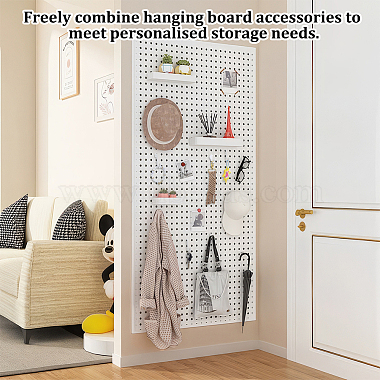 32Pcs 4 Styles Plastic & Steel Pegboard Hooks Sets(FIND-NB0007-32)-5