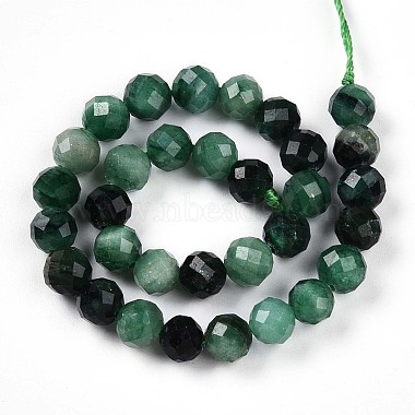 brins de perles de fuchsite naturelles(G-S345-6mm-33)-3