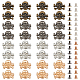 wadorn 32 ensembles 4 couleurs ensemble de rivets en alliage tête de mort(FIND-WR0009-81)-1