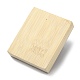 expositores de pendientes de madera rectangulares(EDIS-R027-03B)-3