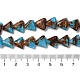 Assembled Bronzite and Synthetic Turquoise Beads Strands(G-Q017-B02-01)-5