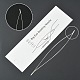 Stainless Steel Collapsible Big Eye Beading Needles(YW-ES001Y-45MM)-1