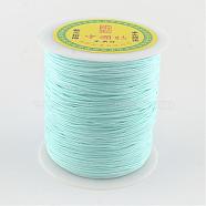 Nylon Thread, Pale Turquoise, 1mm, about 153.1 yards(140m)/roll(NWIR-R013-1mm-02)