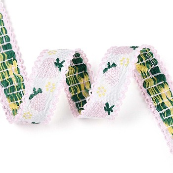 Polyester Strawberry Ribbon, for Clothes Making, Lavender, 1/2 inch(14mm)