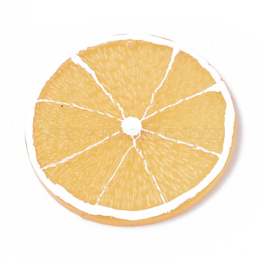 Orange Fruit Resin Pendants