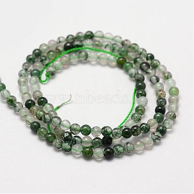 Natural Moss Agate Beads Strands(G-N0184-07-2mm)-2