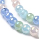 Transperant Electroplate Glass Beads Strands(GLAA-P056-4mm-B02)-3