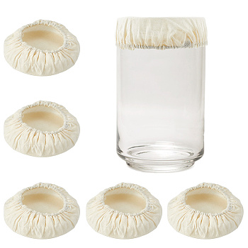 Reusable Fabric Bread Fermentation Cover, Antique White, 90x4mm