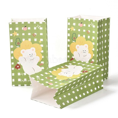 Rectangle with Bear Pattern Paper Candy Bags(CARB-G007-03D)-4