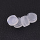 Coussinets en plastique de confort pour clip sur boucles d'oreilles(KY-P007-A01)-2