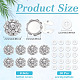 8Pcs Brass Rhinestone Cufflinks(KK-ME0003-84S)-2