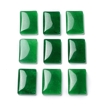 Natural Malaysia Jade Cabochons, Dyed, Rectangle, 19x12x4mm