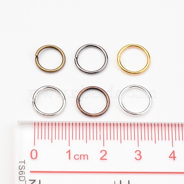 1 Box Open Jump Rings Brass Jump Rings(KK-JP0007-10mm)-2