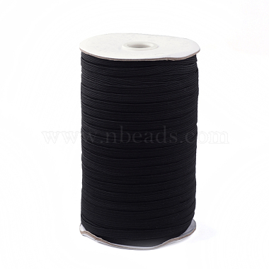 8mm Black Elastic Fibre Thread & Cord