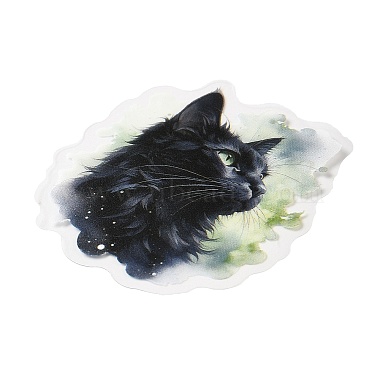 20Pcs Moonlit Cat Waterproof PET Self-Adhesive Decorative Stickers(DIY-M053-04C)-3