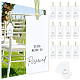 24Pcs 2 Sets Paper Seat Reserved Sign Hanging(AJEW-CN0006-21B)-1
