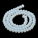 Brins de perles de verre de couleur unie imitation jade(EGLA-A034-J4mm-MD06)-4