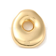 Brass Pendant, Real 18K Gold Plated, Letter O, 22x18x6mm, Hole: 3.6x1.9mm(KK-O145-01O-G)