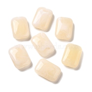 Transparent Acrylic Beads, Two Tone, Rectangle, Moccasin, 19.5x13.5x6mm, Hole: 1.4mm, about: 400pcs/500g(OACR-Z005-11E)