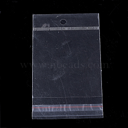 OPP Cellophane Bags, Rectangle, Clear, 12x6.5cm, Unilateral Thickness: 0.045mm, Inner Measure: 7x6.5cm(OPC-Q002-04-6.5x12)