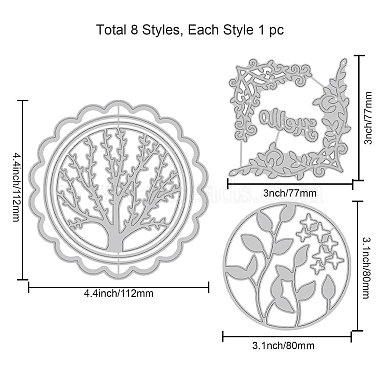 Moldes de corte de acero al carbono stencils(DIY-WH0309-315)-6