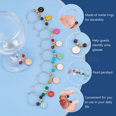 36Pcs 36 Styles Alloy Enamel Wine Glass Charms(AJEW-BC00003)-4