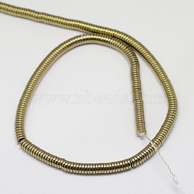 Electroplate Non-magnetic Synthetic Hematite Beads Strands(X-G-J164A-2mm-07)-2